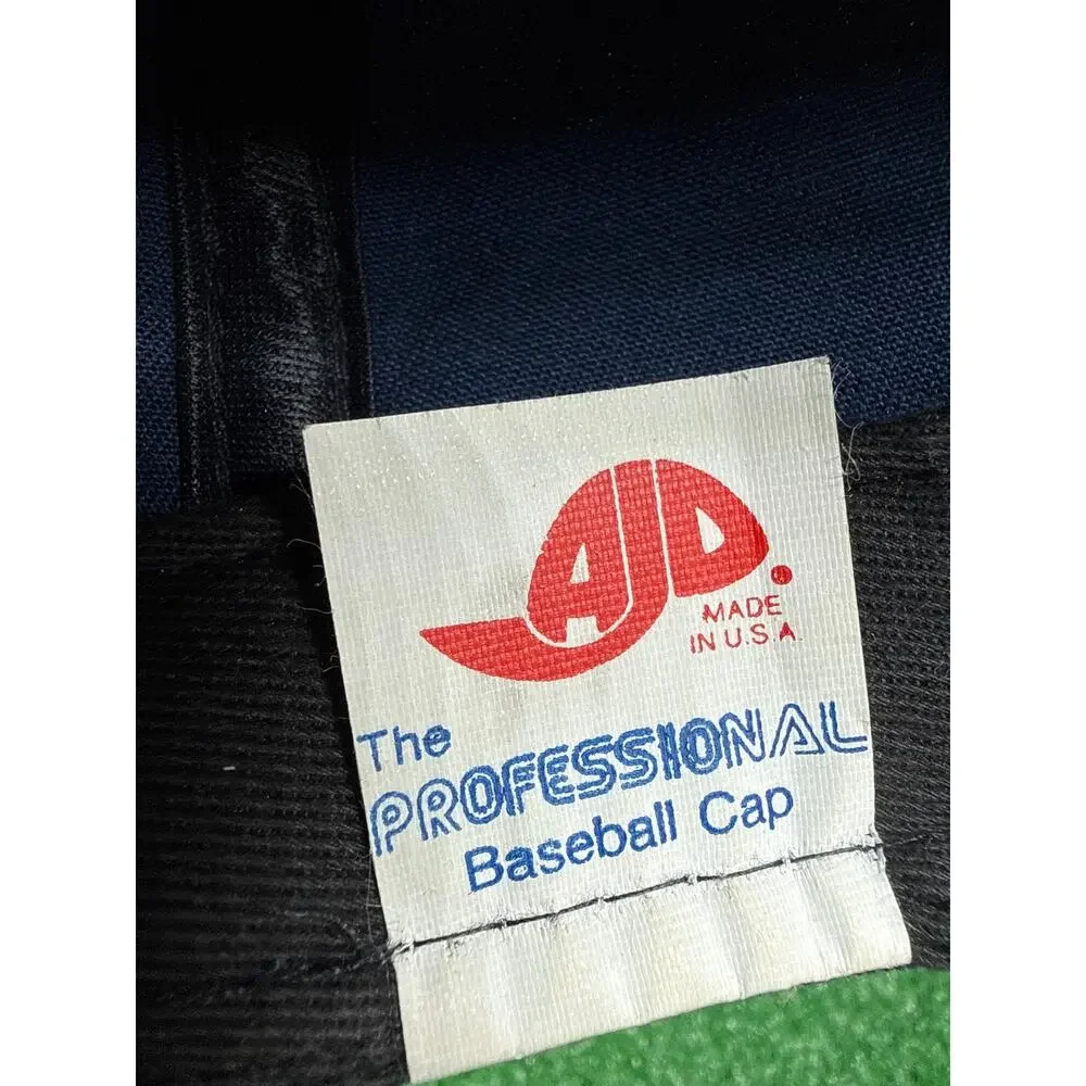 Vintage AJD Cleveland Indians Sandy Alomar Jr. MLB Snapback Baseball Hat Cap